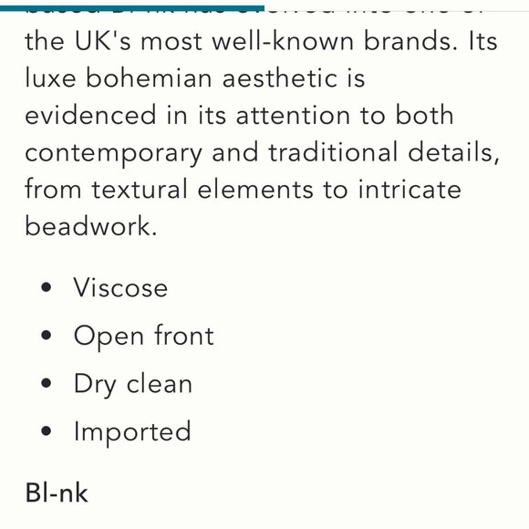 Bl^nk anthropologie Tinopi Open Front Cardigan - Picture 11 of 11